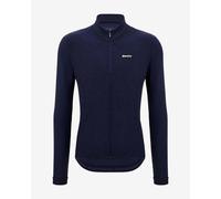 Maglia Santini Pure manica lunga blu marino - Classic Fit - XL