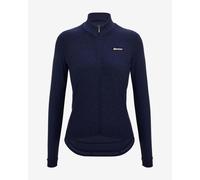 Maglia Santini Pure manica lunga blu marino donna - Classic Fit - M