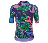 Maglia Santini Redux Loud manica corta verde multicolore - M