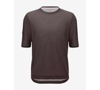 Maglia Santini Stone Polartec Delta manica corta grigio bruno - Slim Fit - XS