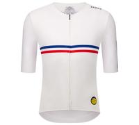 Maglia Santini Le Maillot Jaune Hautacam manica corta bianco - Taglio Slim - S