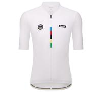 Maglia Santini x UCI World Champion manica corta bianco - Taglio Slim - S