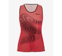 Maglia Santini Vortex senza maniche rosa granatina donna - Taglio slim - XS