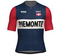 Santini - La Vuelta Grand Salida Piemonte Jersey - Maglietta da ciclismo XL blu