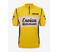 Maglia Santini x Eroica Colnago Wool manica corta gialla - XL
