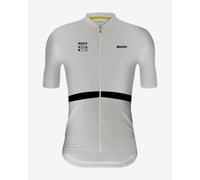 Santini Pirelli Short Sleeve Jersey Bianco L Uomo