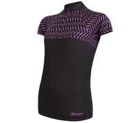 Maglia Sensor Wave donna nero - manica corta Saldi L