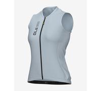 Maglia senza maniche Alé PRAGMA Color Block grigio chiaro da donna - L