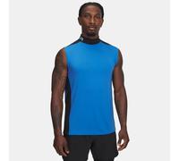 Maglia senza maniche HeatGear® Wordmark da uomo Blu Atlantis / Nero / Bianco S