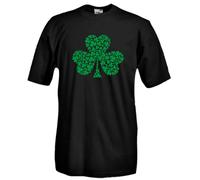 Maglia Shamrock E21 Trifoglio Irish Guinness Pint Irlanda Folk T-shirt cotone