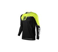 Maglia shot rogue revolt a maniche lunghe nero giallo