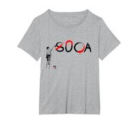 Maglia Sicilia, 800A, Modo di Dire Divertente Siciliano Maglietta, Donna Plus-Size, Grigio Melange, 1X