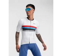 SIROKO - Maglia da Ciclismo M2 Westfalia - M - Bianco/Rosso