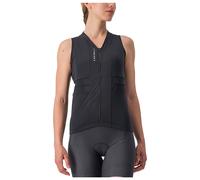 Castelli Anima 4 Sleeveless Jersey Grigio S Donna