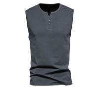 Maglia Smanicata Uomo - Canottiere da per attività all'aperto comode magliette senza maniche per l'estate e l'autunno ideali per un abbigliamento casual con pantaloncini facili da e mantenere. (GY1 L)