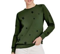 Maglia sottile a maniche lunghe in cotone da donna, cardigan da donna leggero top senza cappuccio camicetta comoda top sherbst inverno felpa girocollo sprotsthit vestibilità misto cotone maglione