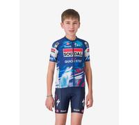 Maglia Soudal Quick-Step 2025 Aero manica corta blu bambini - 4