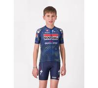 Castelli Aero Soudal Quick-step 2026 Short Sleeve Jersey Blu 12 Years Bambini