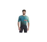 Maglia sportful bomber a manica corta blu verde