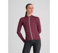 Maglia donna maniche lunghe Sportful Classic Thermal - Bordeaux M / Rosso