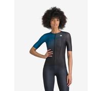 Maglia Sportful Light manica corta blu Atlantico nero donna - S