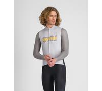 Maglia Sportful Supergiara Logo Thermal manica lunga bianco grigio - S
