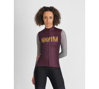Maglia Sportful Supergiara Logo Thermal manica lunga lilla grigio donna - XS