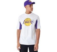 Maglia Sportiva a Maniche Corte New Era 60435482 Bianco (S)