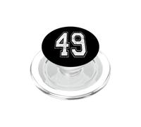 Maglia sportiva con numero 49, effetto invecchiato PopSockets PopGrip per MagSafe
