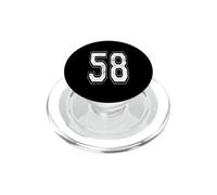 Maglia sportiva con numero 58, effetto invecchiato PopSockets PopGrip per MagSafe