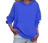 Maglia sportiva da donna, a maniche lunghe, oversize, da allenamento, da donna, con cappuccio, calda, con cappuccio, tinta unita, per il tempo libero, oversize, elegante giacca per le mezze stagioni