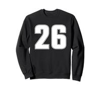 Maglia Sportiva Numero 26 VENTANI Sei Anni #26 Anteriore E Dietro Felpa