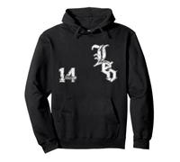 Maglia sportiva Papa Leone XIV di Chicago, numero 14, effetto invecchiato Felpa con Cappuccio