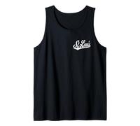 Maglia sportiva retrò con scritta "St Louis Varsity" Canotta