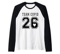 Maglia Sportiva Team Cupid 2026 per San Valentino Maglia con Maniche Raglan
