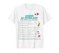 Maglia Sposa, Addio al Nubilato, Gioco Lista Cose da Fare Maglietta