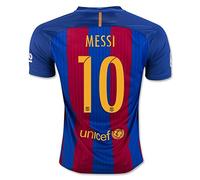 Maglia squadra di calcio, motivo: 10 Lionel Messi, in rosso per la nuova stagione 2016-2017, Uomo, Red, XL