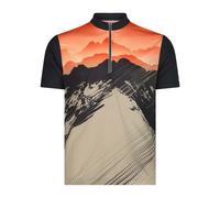 Maglia stampata con chiusura CMP Orange