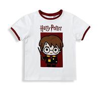 Maglia Stampata Harry Potter Maglietta Maniche Corte in Cotone Bambino 6036