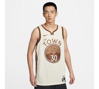 Maglia Stephen Curry Golden State Warriors City Edition Nike NBA Swingman - Uomo - Marrone S
