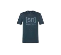 Maglia super.natural Logo lines Bleu L