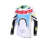 Maglia SUPERTECH DYNA Bianco Verde ALPINESTARS - UE: L
