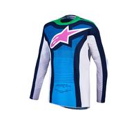 Maglia SUPERTECH MAVEN Blu Verde ALPINESTARS - UE: L