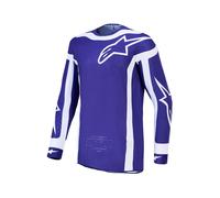 Alpinestars Supertech Vesta Maglia Motocross, blu/bianco, Taglia S