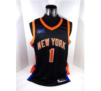 Maglia Swingman Città Edizione Nera Obi Toppin #1 New York Knicks Uomo 2022 52
