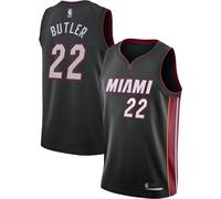 Maglia Swingman Icon Edition Nera #22 Youth 8-20 Di Jimmy Butler Miami Heat