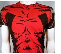 MAGLIA T SHIRT MARVEL COMICS DEADPOOL SPADE FUCILI ANTI SUPEREROE FILM S-2XL