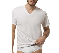 Maglia T-Shirt o Maglietta Intima Uomo (Pacco da 3-6-9 Bianca) 100% Cotone con Scollo a V Manica Corta 7012, Intimo e Non, Confortevole, di qualità, Comoda (Non Aderente) e di Marca