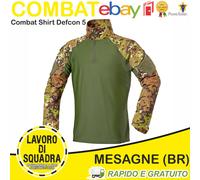 Maglia Tattica Tactical Shirt Combat Vegetato Italiano LYCRA YKK Militare - DEFC