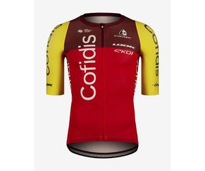Maglia Team Cofidis 2025 Training manica corta rosso giallo - XXL
